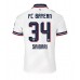 Bayern Munich Ismael Saibari #34 Venkovní Dres 2026-27 Krátkým Rukávem Bayern Munich Ismael Saibari #34 Venkovní Dres 2026-27 Krátkým Rukávem